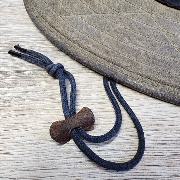 WATERSHIP TRADING COMPANIE Waxed Cotton Big Brimmed Outdoor Hat - Picture 14 of 16
